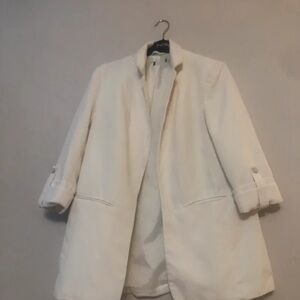 Elegant White Women's Blazer